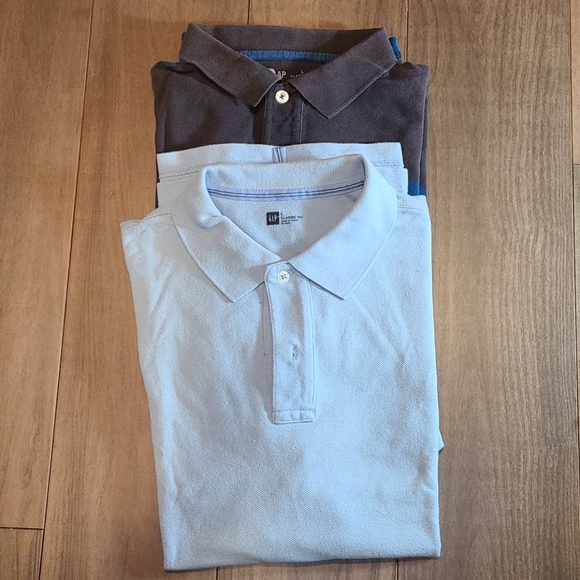 BUNDLE OF POLO SHIRT 2 GAP& 2 OLD NAVY SIZE L - Picture 3 of 3
